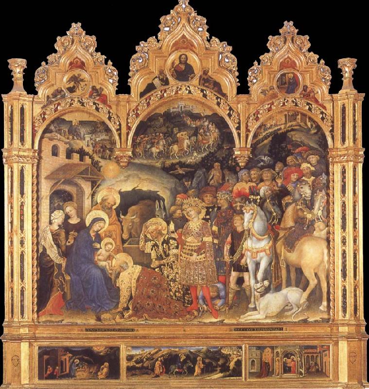 Gentile da Fabriano Adoration of the Magi oil painting picture
